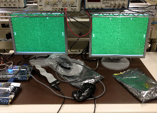 Graphics system running demo application